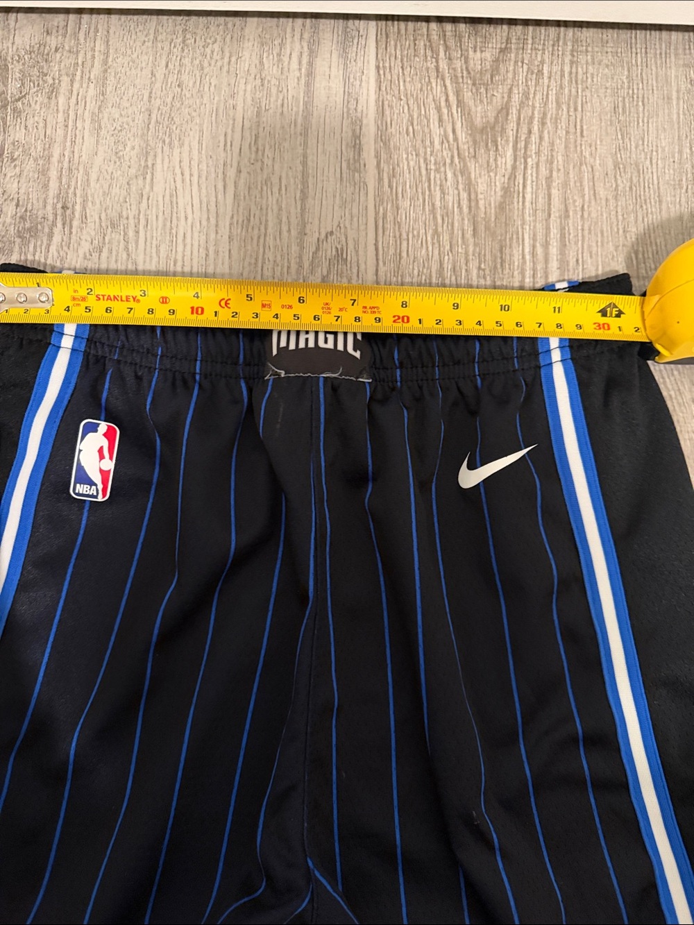 Nike Black and Blue Orlando Magic Basketball Shorts - Picture 8 of 11